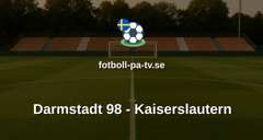 Bundesliga 2: Darmstadt 98 - Kaiserslautern