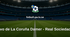 Primera División Femenina: Deportivo de La Coruña Damer - Real Sociedad Damer