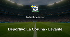 La Liga: Deportivo La Coruna - Levante