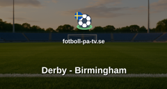 Championship: Derby - Birmingham