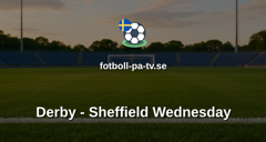 Championship: Derby - Sheffield Wednesday