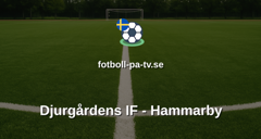 Allsvenskan: Djurgårdens IF - Hammarby