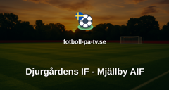 Allsvenskan: Djurgårdens IF - Mjällby AIF