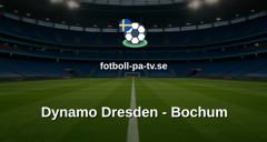 Bundesliga 2: Dynamo Dresden - Bochum