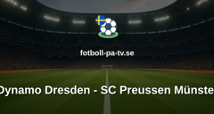 Bundesliga 2: Dynamo Dresden - SC Preussen Münster