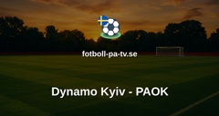 Europa League: Dynamo Kyiv - PAOK