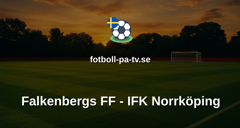 Superettan: Falkenbergs FF - IFK Norrköping