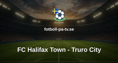 National League: FC Halifax Town - Truro City