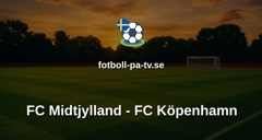 Superligan: FC Midtjylland - FC Köpenhamn