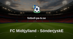 Superligan: FC Midtjylland - SönderjyskE