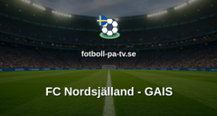 UEFA Conference League: FC Nordsjälland - GAIS