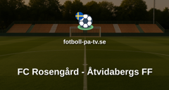 Ettan Södra: FC Rosengård - Åtvidabergs FF