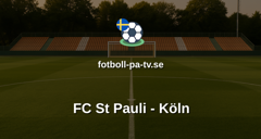 Bundesliga: FC St Pauli - Köln