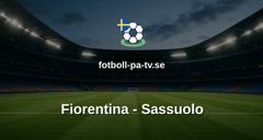 Serie A: Fiorentina - Sassuolo
