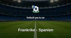 Fotbolls-VM: Frankrike - Spanien