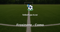 Serie A: Frosinone - Como