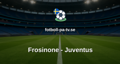 Serie A: Frosinone - Juventus