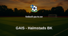 Träningsmatch: GAIS - Halmstads BK