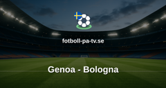 Serie A: Genoa - Bologna