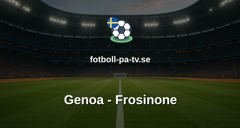 Serie A: Genoa - Frosinone