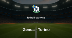 Serie A: Genoa - Torino