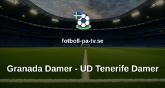 Primera División Femenina: Granada Damer - UD Tenerife Damer