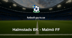 Allsvenskan: Halmstads BK - Malmö FF