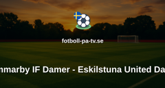Damallsvenskan: Hammarby IF Damer - Eskilstuna United Damer