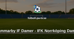 Damallsvenskan: Hammarby IF Damer - IFK Norrköping Damer