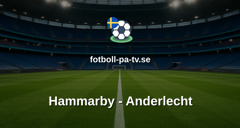 Europa League: Hammarby - Anderlecht