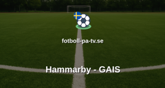 Allsvenskan: Hammarby - GAIS