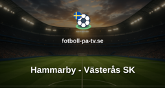 Allsvenskan: Hammarby - Västerås SK