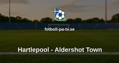 National League: Hartlepool - Aldershot Town