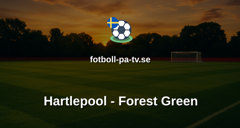 National League: Hartlepool - Forest Green