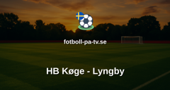 NordicBet Liga - Division 1 Danmark: HB Køge - Lyngby