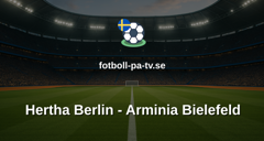 Bundesliga 2: Hertha Berlin - Arminia Bielefeld
