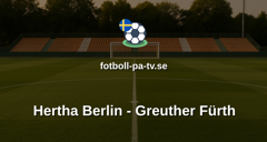 Bundesliga 2: Hertha Berlin - Greuther Fürth