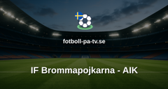 Allsvenskan: IF Brommapojkarna - AIK