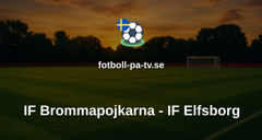 Allsvenskan: IF Brommapojkarna - IF Elfsborg