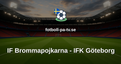 Allsvenskan: IF Brommapojkarna - IFK Göteborg