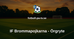 Allsvenskan: IF Brommapojkarna - Örgryte