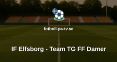 Elitettan: IF Elfsborg - Team TG FF Damer