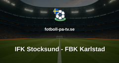 Ettan Norra: IFK Stocksund - FBK Karlstad