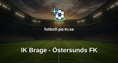 Superettan: IK Brage - Östersunds FK