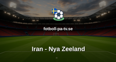 Fotbolls-VM: Iran - Nya Zeeland