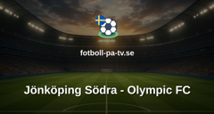 Ettan Södra: Jönköping Södra - Olympic FC