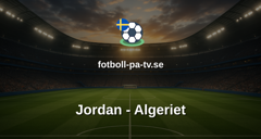 Fotbolls-VM: Jordan - Algeriet