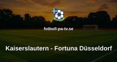 Bundesliga 2: Kaiserslautern - Fortuna Düsseldorf
