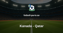 Fotbolls-VM: Kanada - Qatar