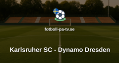 Bundesliga 2: Karlsruher SC - Dynamo Dresden